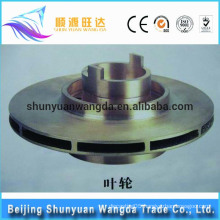 Customized sand casting brass impeller for pumps marine impeller parts